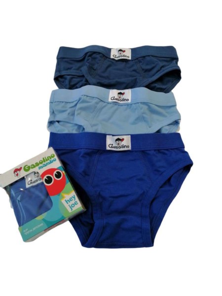 SLIP BAMBINO IN COTONE ELASTICIZZATO GASOLINO 801