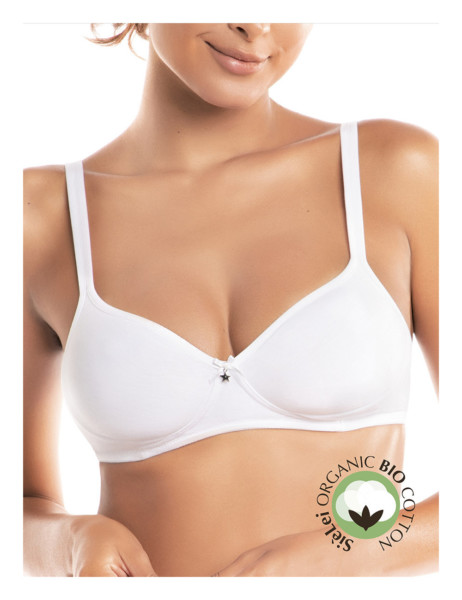 Reggiseno senza ferretto SieLei Natural Cotton 1452