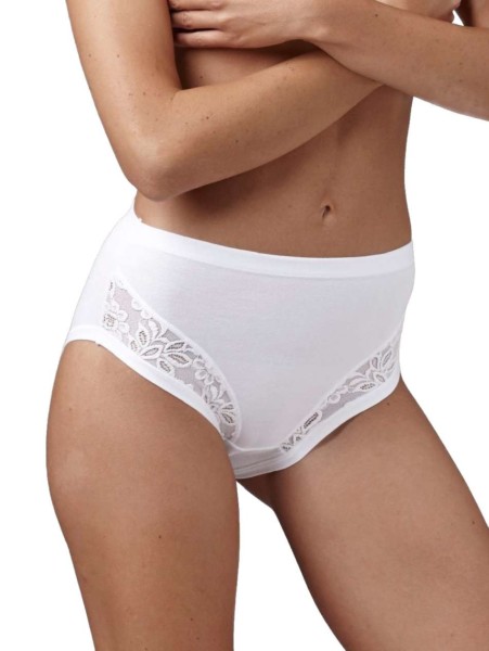 CULOTTE ALTA DONNA IN COTONE MODAL E PIZZO LOVELY GIRL 1987