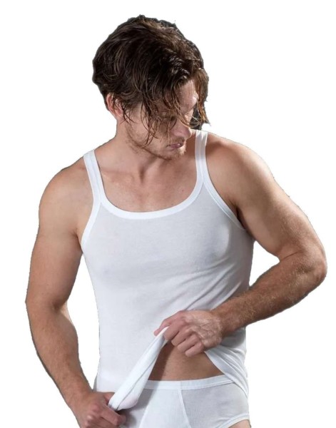 Canottiera uomo spalla stretta in filo di scozia Gicipi 280 S/S Tg.8