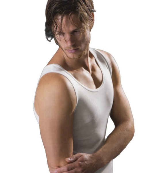 Canotta uomo spalla larga filo di scozia Gicipi 280 tg 8