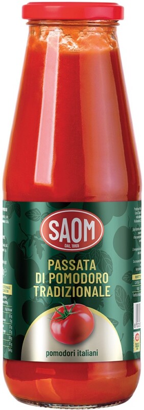 SAOM PASSATA DI POMODORO TRADIZIONALE 680 GR.