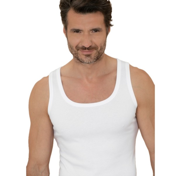 Vogatore uomo spalla larga in cotone felpato Club88 420006