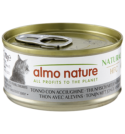 ALMO NATURE HFC NATURAL CATS: TONNO CON ACCIUGHINE 70 GR.