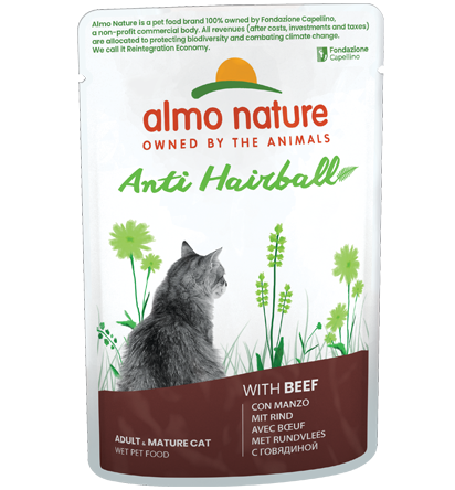 ALMO NATURE ANTI-HAIRBALL: MANZO 70 GR.