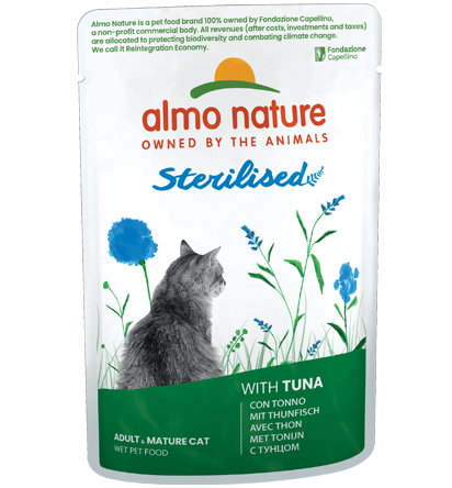 ALMO NATURE STERILISED: TONNO 70 GR.