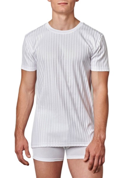 Maglia intima uomo girocollo filo di scozia scarto ago Gicipi 281 Bianco tg 8