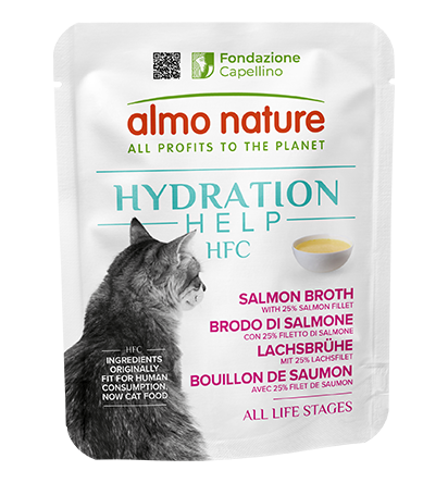 ALMO NATURE HFC HYDRATION HELP: BRODO DI SALMONE CON FILETTO 50 GR.