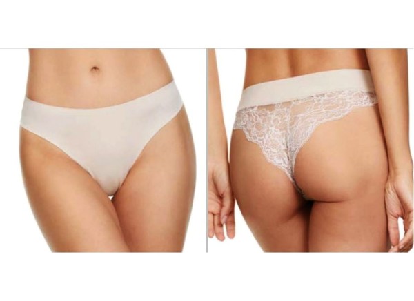 Brasiliana donna taglio laser con pizzo Jadea 8015