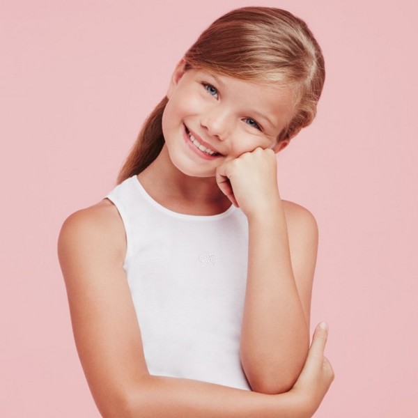 CANOTTA BAMBINA SPALLA LARGA ELLEPI 8213 3-5 ANNI