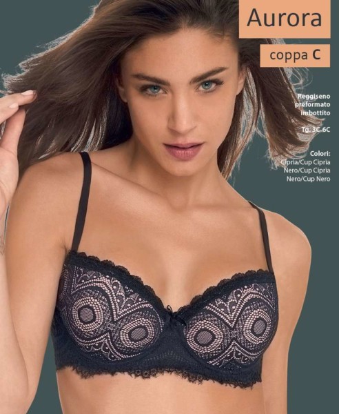 Balconcino imbottito in pizzo Gian Marco Venturi Aurora