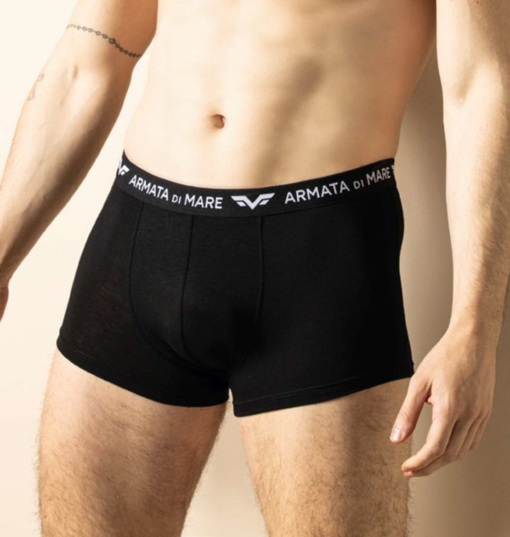 Boxer uomo in fresca fibra di bamboo Armata di Mare GT2259