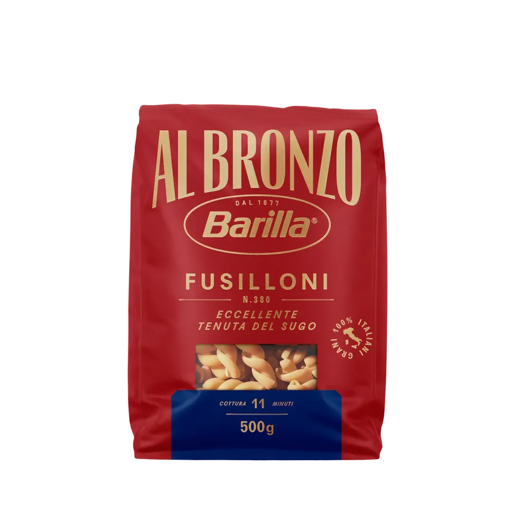 BARILLA FUSILLI AL BRONZO LAVORAZIONE GREZZA 500 GR.