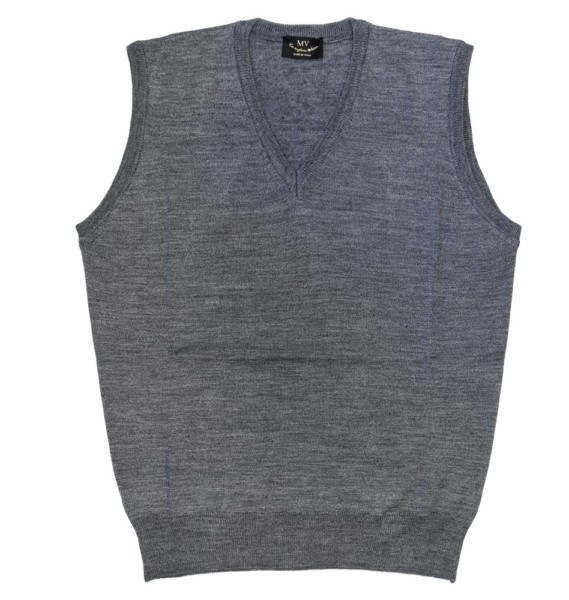 GILET UOMO SMANICATO MISTO LANA MERINO MV MS181