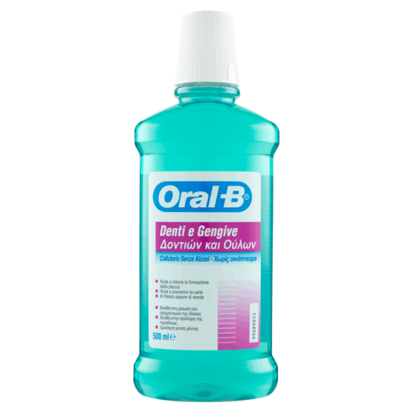 ORAL-B DENTI E GENGIVE COLLUTTORIO SENZA ALCOL 500 ML.