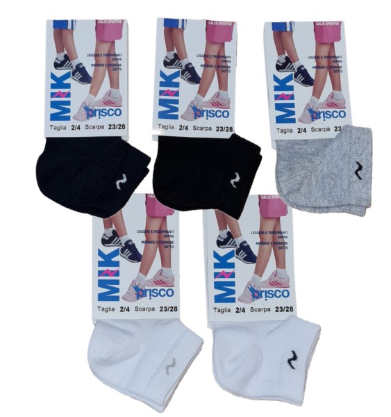 CALZINO CORTO SPORTIVO BAMBINO PRISCO MIK