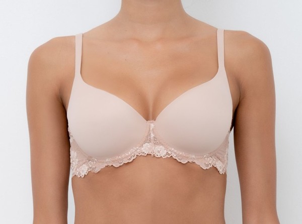 Reggiseno a balconcino Lormar Mousse Pizzo Coppa B-C