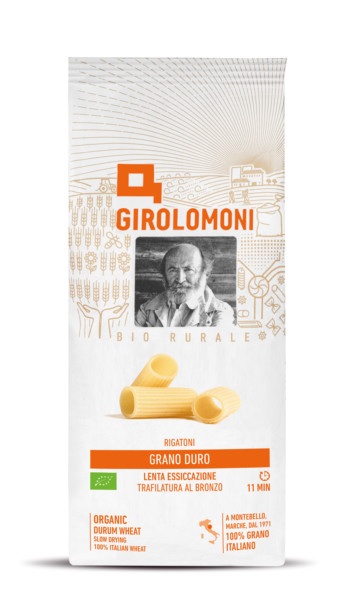 GIROLOMONI RIGATONI BRONZO SEMOLA DI GRANO DURO BIO 500 GR