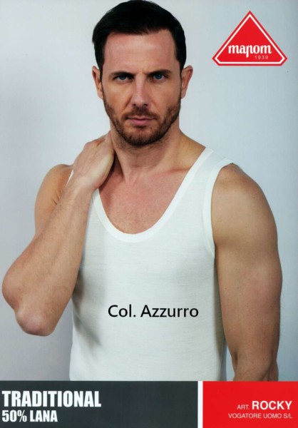 CANOTTA UOMO MAPOM ROCKY SPALLA LARGA CIELO