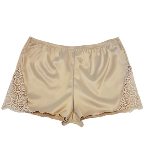 Culotte in raso elasticizzato con pizzo Tramonte S230