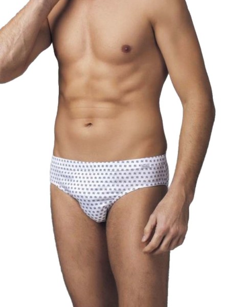 SLIP UOMO IN FILO DI SCOZIA NOTTINGHAM SM416 FONDO BIANCO