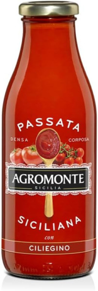 AGROMONTE PASSATA DI POMODORO SICILIANA CON CILIEGINO 520 GR.