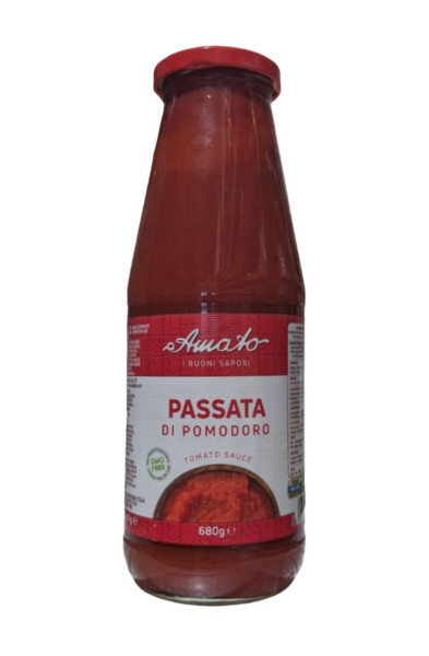 AMATO I BUONI SAPORI PASSATA DI POMODORO IN BOTTIGLIA 680 GR.