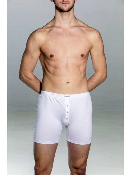 BOXER GAMBA LUNGA UOMO OLIMPIA 355 OVER BIANCO TG. 7/8