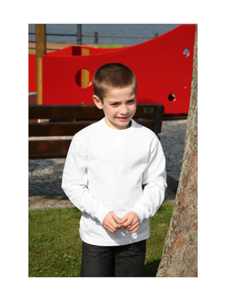 T-SHIRT MANICA LUNGA BIMBO EFFEPI 876/R BIANCO