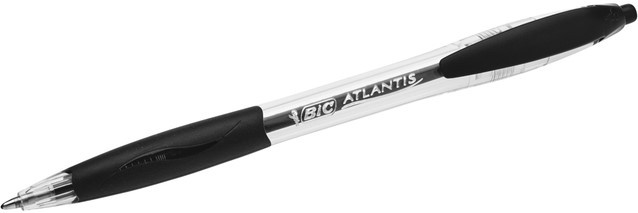 BIC ATLANTIS PENNA A SFERA CON MECCANISMO A SCATTO CLASSIC 1MM NERO