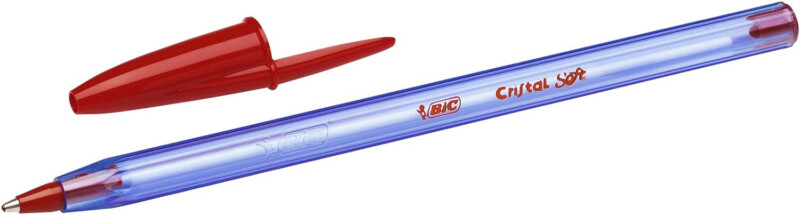 BIC CRISTAL SOFT PENNA A SFERA 1.2MM - ROSSO