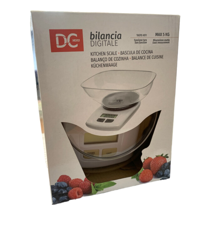 BILANCIA DA CUCINA DIGITALE 5KG MAX