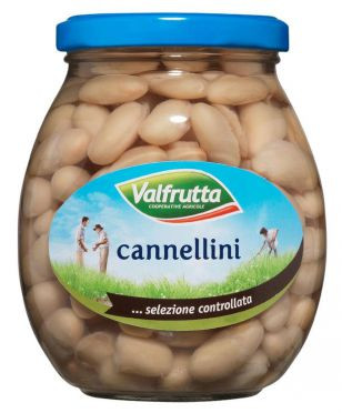 VALFRUTTA FAGIOLI CANNELLINI IN VETRO 360 GR.