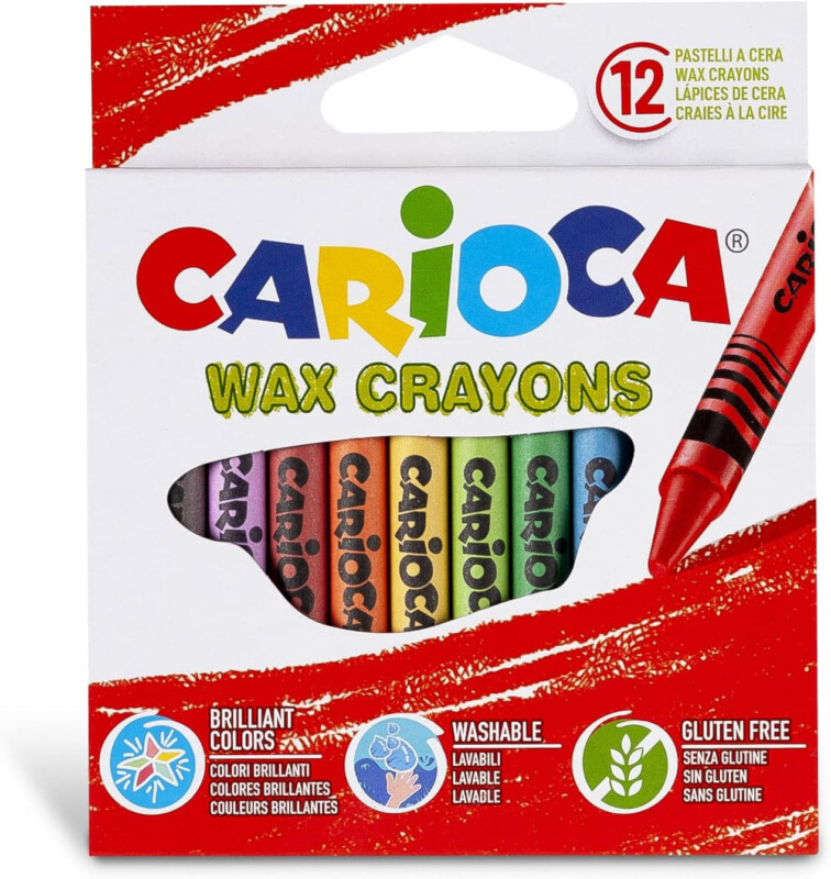 CARIOCA PASTELLI A CERA CONFEZIONE DA 12