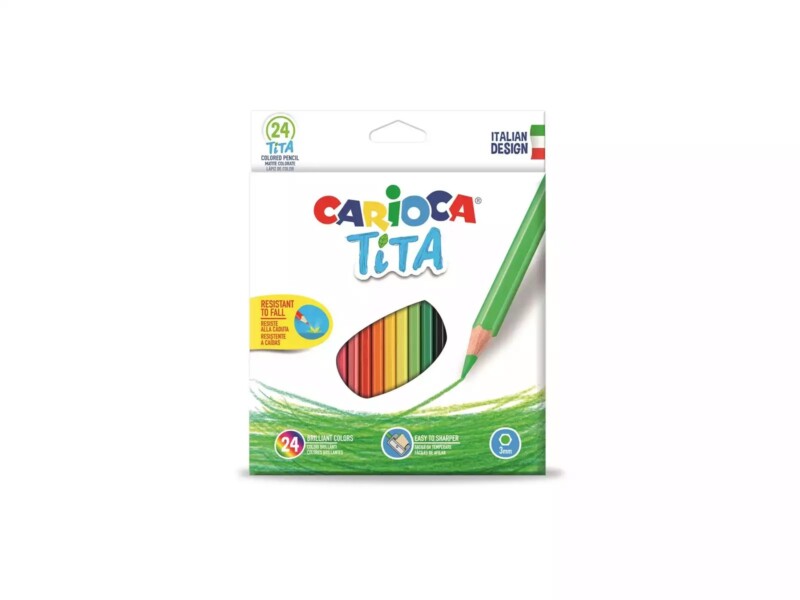 CARIOCA MATITE COLORATE TITA 24 PEZZI