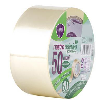 CLENDY NASTRO ADESIVO TRASPARENTE 50 MT.