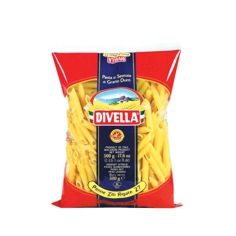 DIVELLA PENNE ZITI RIGATE N°27 500 GR.