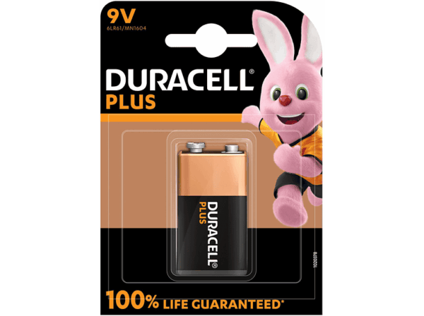 DURACELL PILE PLUS 100 9V