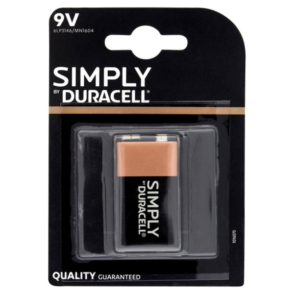 DURACELL PILE SIMPLY 9V