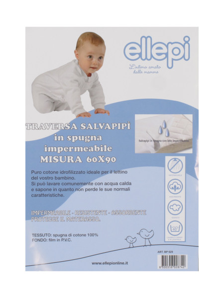 TRAVERSA PER LETTINO NEONATO 60x90cm ELLEPI BP629