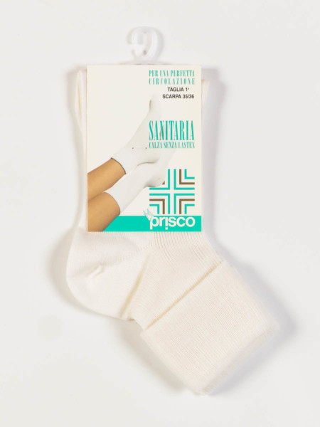 CALZINI SANITARI DONNA IN LANA PRISCO 0615 D