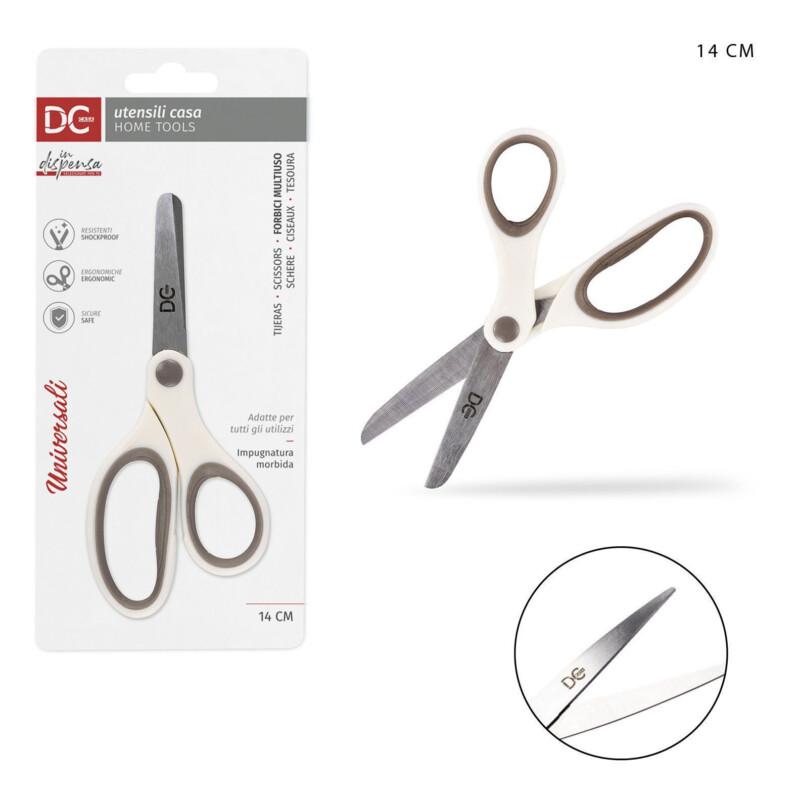 FORBICI MULTIUSO BICOLOR 14CM