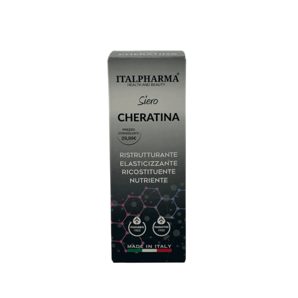 ITALPHARMA SIERO ALLA CHERATINA RISTRUTTURANTE, ELASTICIZZANTE, RICOSTITUENTE E NUTRIENTE 100 ML.