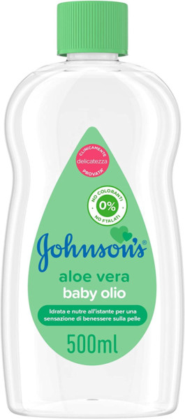 JOHNSON'S BABY OLIO PER IL CORPO ALL'ALOE VERA 500 ML.