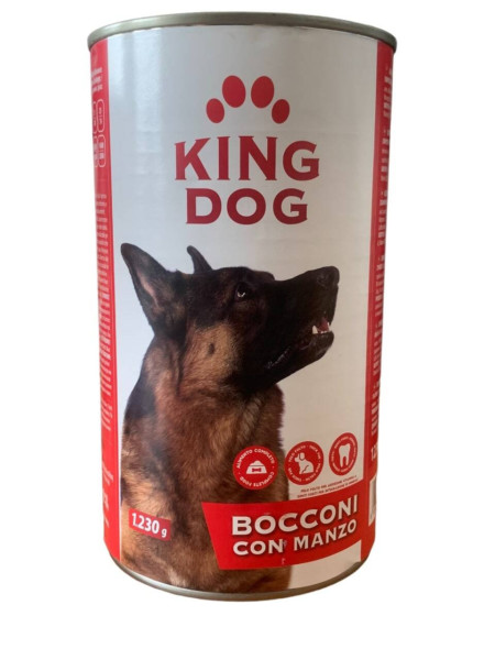 KING DOG BOCCONI CON MANZO 1230 GR.