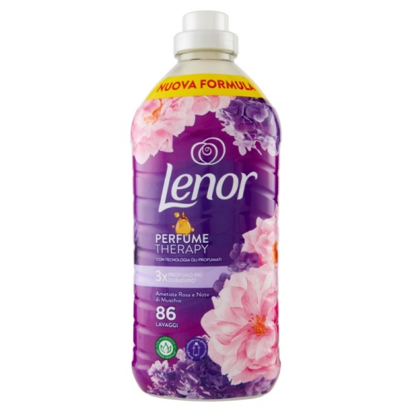 LENOR AMMORBIDENTE PERFUME THERAPY AMETISTA ROSA E NOTE DI MUSCHIO 86 LAVAGGI 1.806 L.
