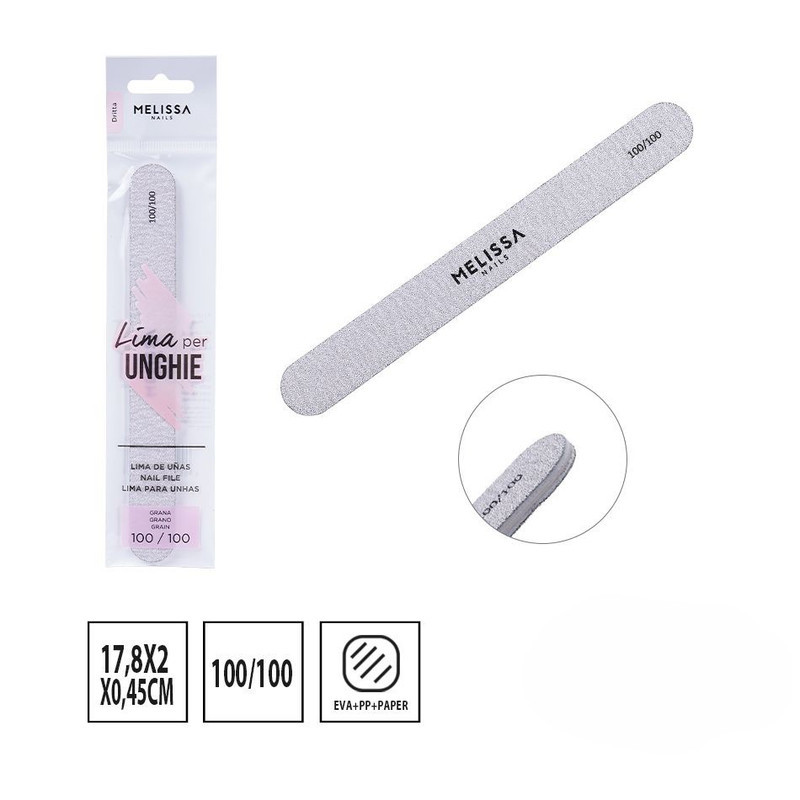 LIMA UNGHIE DRITTA 100/100 17.6x2x0.45CM