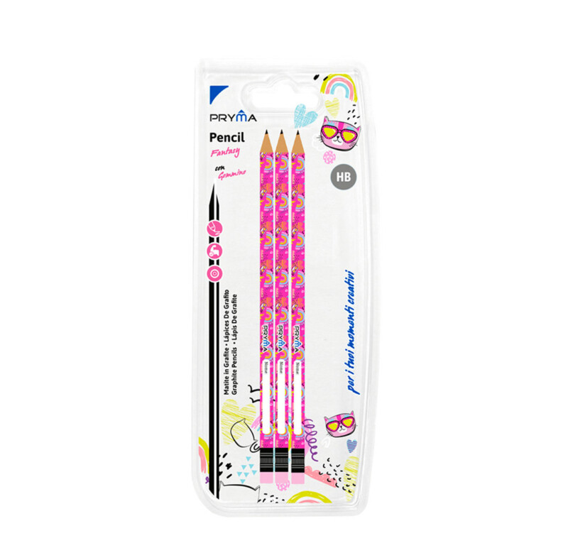 MATITE HB LINEA GATTO - 3 PEZZI