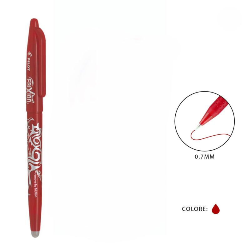 PILOT PENNA ROLLER FRIXION BALL 0.7MM - ROSSO