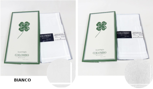 Fazzoletto in cotone uomo Colombo Quadrifoglio
